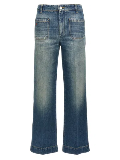Victoria Beckham Jeans Alina In Blue