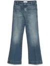 Victoria Beckham Belt-loop Jeans In Blue
