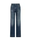 Victoria Beckham Long In Heavy Vintage Indigo Wash