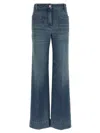 Victoria Beckham Alina Jean With Back And Front Pockets In Blue