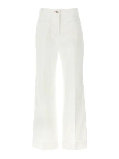 VICTORIA BECKHAM JEANS BOOT-CUT - BLANCO