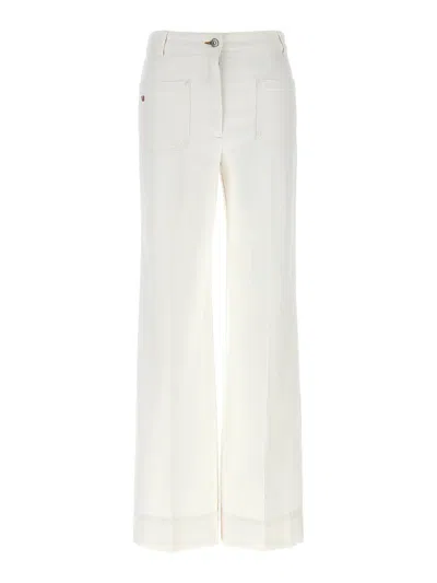 VICTORIA BECKHAM JEANS BOOT-CUT - BLANCO