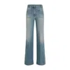 Victoria Beckham Alina Denim Jeans In Blue