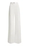 Victoria Beckham Alina Rigid Straight-leg Jeans In White