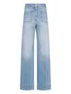 Victoria Beckham Alina Bootcut Jeans In Blue
