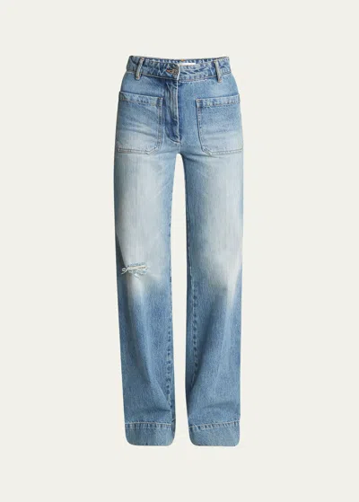 VICTORIA BECKHAM ALINA STRAIGHT-LEG JEANS