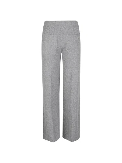 Victoria Beckham Alina Straight-leg Trousers In Grey