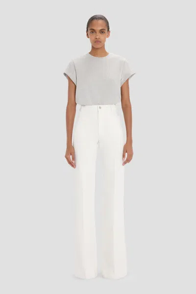 Victoria Beckham Alina Stretch Jean In Washed White
