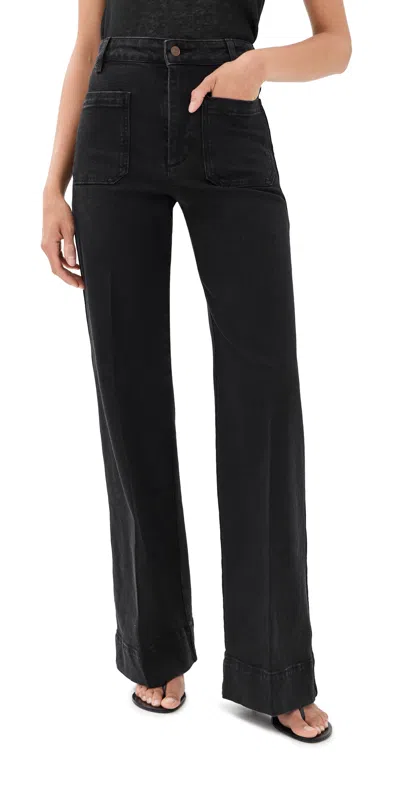 Victoria Beckham Alina Stretch Jeans Washed Black