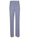 Victoria Beckham Alina Trouser With Front And Back Pockets In Bluebell