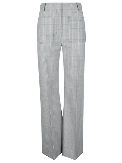 Victoria Beckham Alina Trouser In Gray