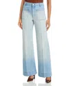 Victoria Beckham Patch-pocket Straight Leg Jeans In Blue