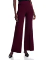 Victoria Beckham Womens Port Alina Patch-pockets Stretch-woven Trousers In Port