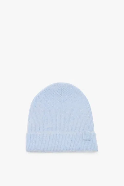 Victoria Beckham Alpaca Hat In Glacial Blue