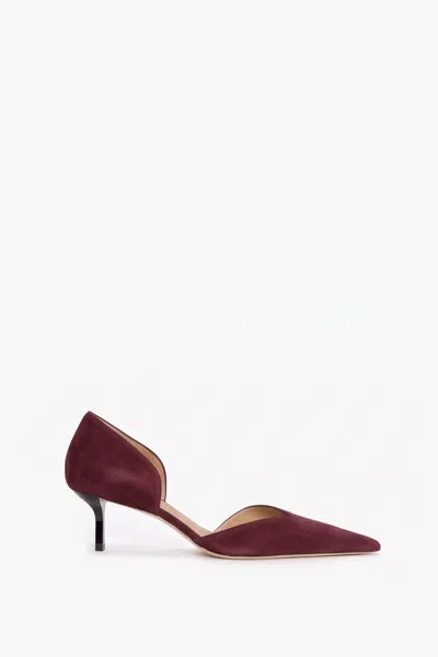 Victoria Beckham Angle D'orsay Pump 55 In Red