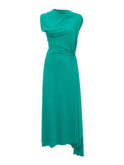 VICTORIA BECKHAM VESTIDO MIDI - VERDE