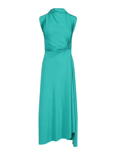 VICTORIA BECKHAM ASYMMETRIC MAXI DRESS