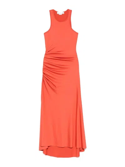 VICTORIA BECKHAM ASYMMETRIC MIDI DRESS