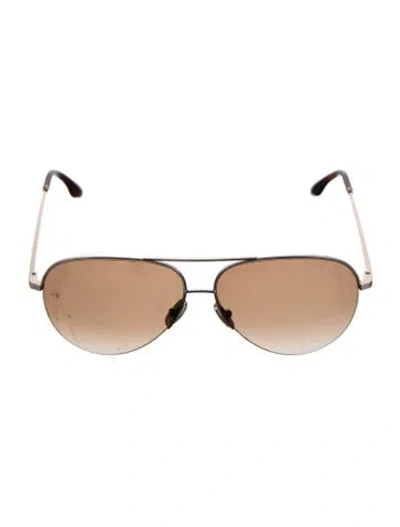 Pre-owned Victoria Beckham Aviator Gradient Sunglasses In Multi