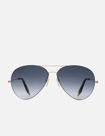 Victoria Beckham Aviator Sunglasses In Gold