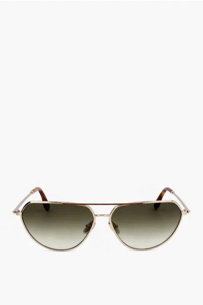 Victoria Beckham Aviator Sunglasses With Gradient Lenses