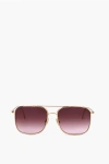 Victoria Beckham Aviator Sunglasses With Squared Lenses
