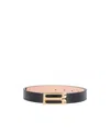Victoria Beckham B-buckle Belt In Nude