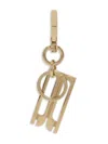 Victoria Beckham B Charm Keyring In Gold