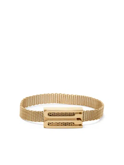 Victoria Beckham B Frame Bracelet In Gold