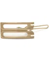 Victoria Beckham B Frame Hair Clip In Gold