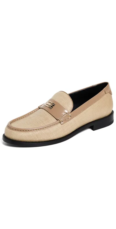 VICTORIA BECKHAM B LOAFERS LIGHT BEIGE