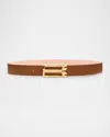 VICTORIA BECKHAM B-LOGO LEATHER BELT