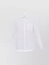 Victoria Beckham White Cotton Shirt With Back Detail In White