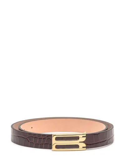 Victoria Beckham Balmain Belt In Brown