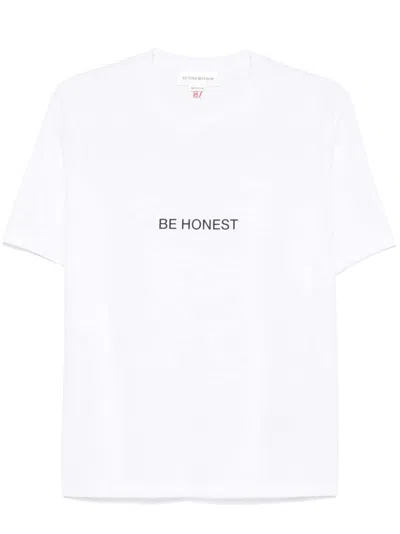 Victoria Beckham Be Honest T-shirt In Multicolor