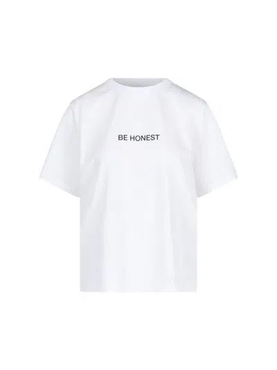 Victoria Beckham Be Honest Printed Cotton T-shirt