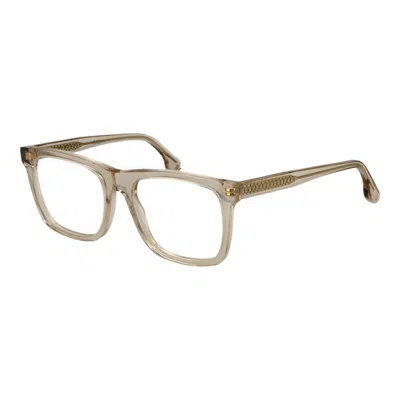 Victoria Beckham Beige Acetate Glasses (frames) In Brown