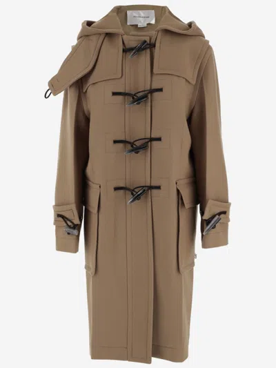 VICTORIA BECKHAM BEIGE OVERSIZED TRENCH COAT