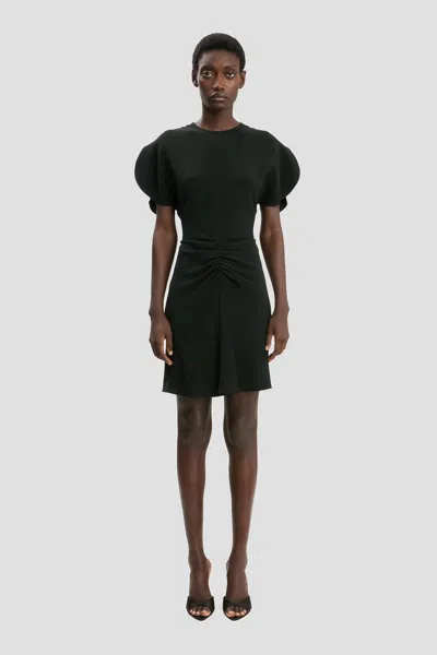 Victoria Beckham Bela Mini Dress In Black