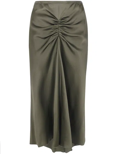 Victoria Beckham "bela" Skirt In Green