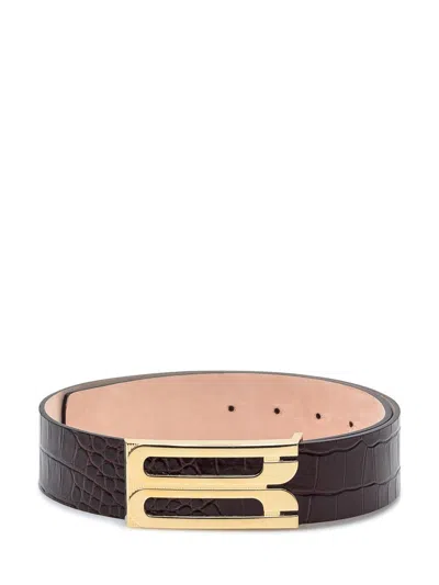 Victoria Beckham Belt In Brown