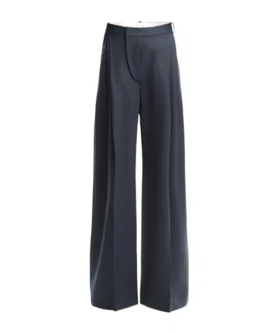 Victoria Beckham Belt-loop Casual Pants In Black