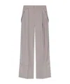 Victoria Beckham Belt-loop Casual Pants In Gray