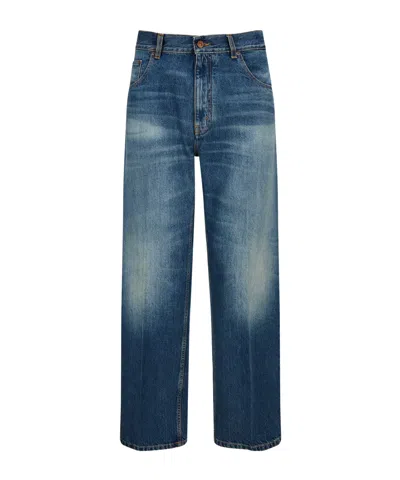 Victoria Beckham Belt-loop Jeans In Blue