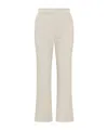 Victoria Beckham Cropped Kick Trouser In Nude