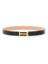 Victoria Beckham Belt With Logo In Black