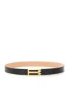 Victoria Beckham Belt With Logo In Black