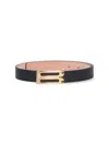 Victoria Beckham Jumbo Frame Belt In Black