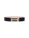 Victoria Beckham Jumbo Frame Belt In Black