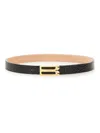 Victoria Beckham Belt With Logo In Black